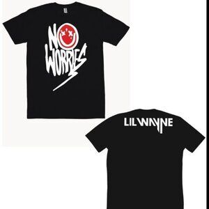 Lil Wayne No Worriest Shirt New 2 sided